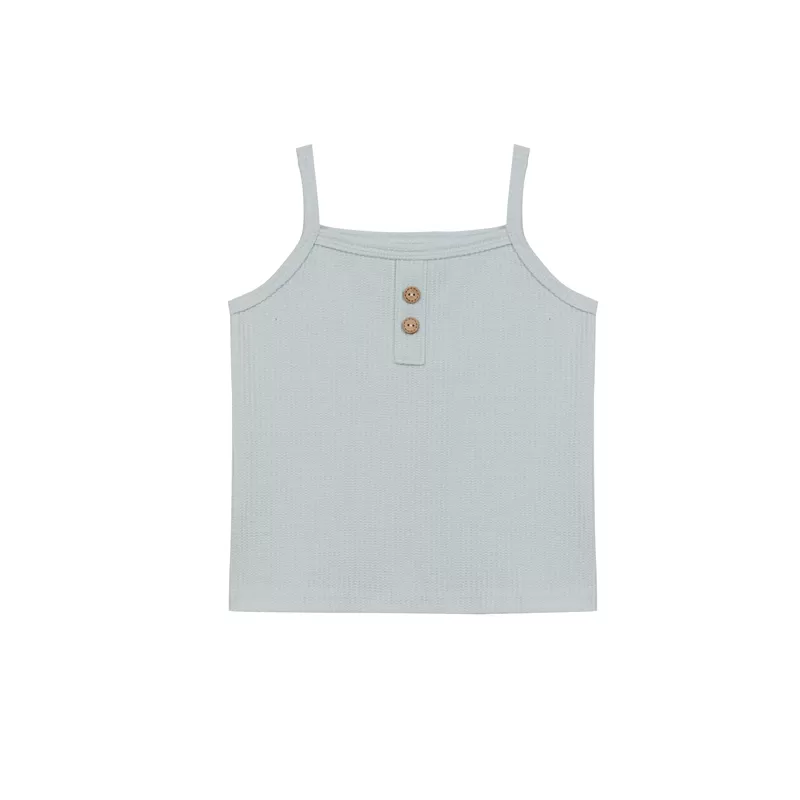 Sleeveless Waffle Vest-Colors