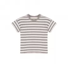 Waffle Stripe Top-Grey