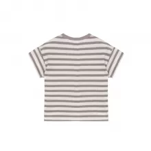 Waffle Stripe Top-Grey