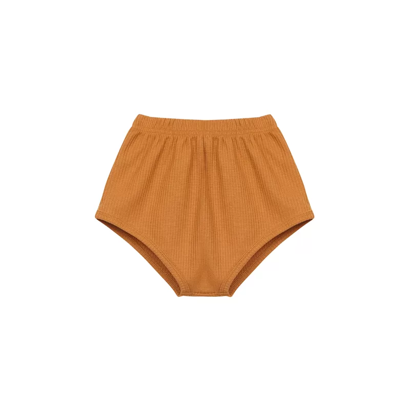 Waffle Shorts-Orange