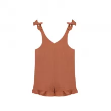 Bow Romper-Orange