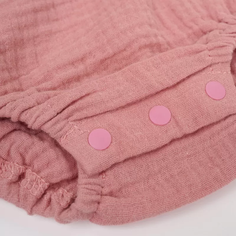 Organic Cotton Bodysuit-Pink