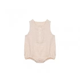 Gingham Muslin Romper