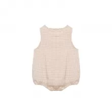 Gingham Muslin Romper