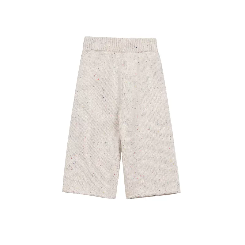 Speckled Cotton Trousers