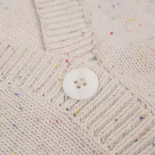 Speckled Cotton Cardigan