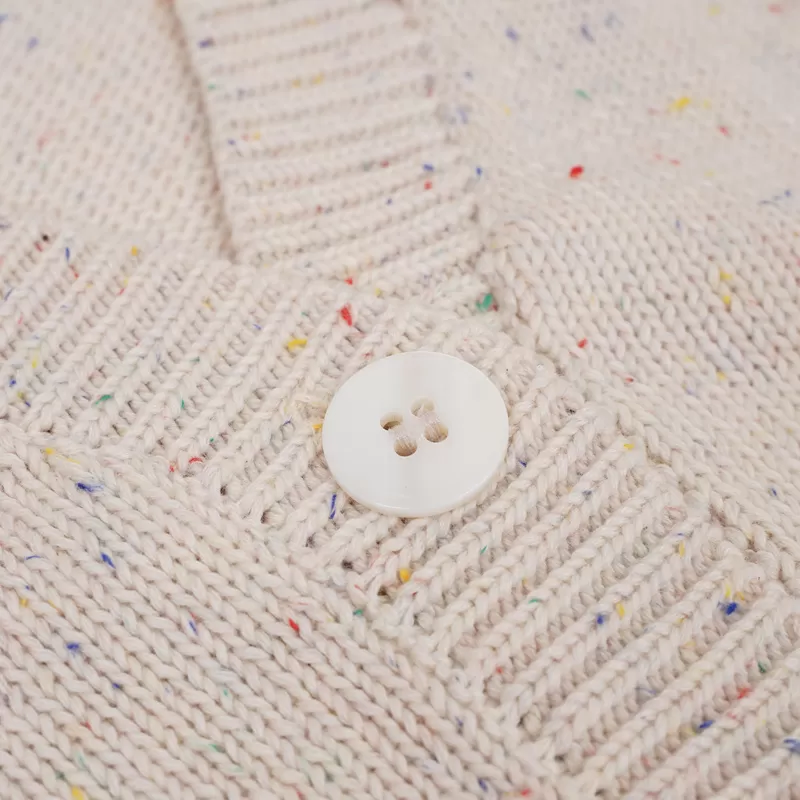 Speckled Cotton Cardigan