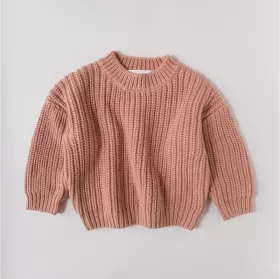 Ordinary Cotton Sweater-Terra Cotta