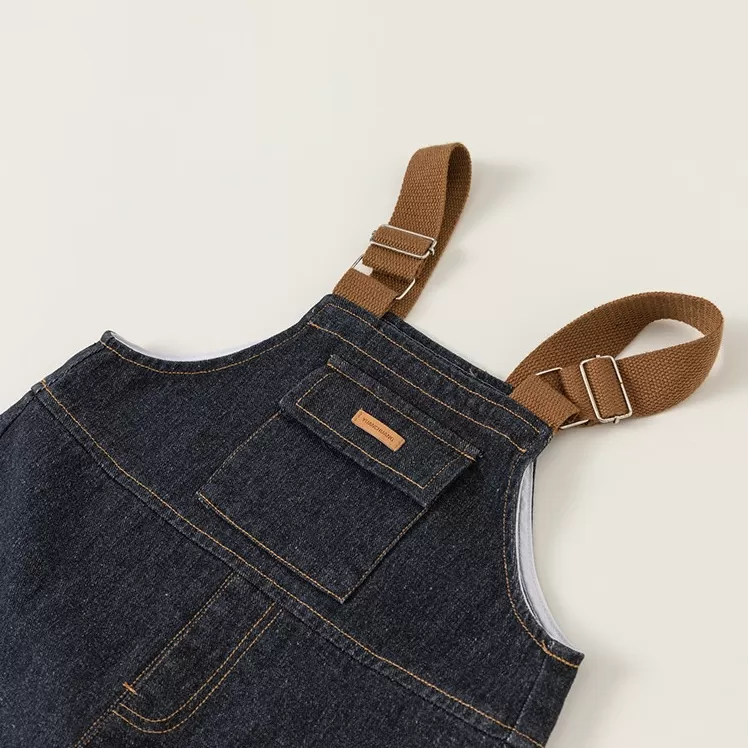 Black Denim overalls