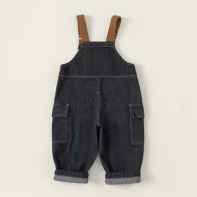 Black Denim overalls